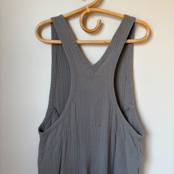 Urban Outfitters Out From Under Rhea Button Front Jumpsuit Gray Women's Medium - Picture 7 of 7